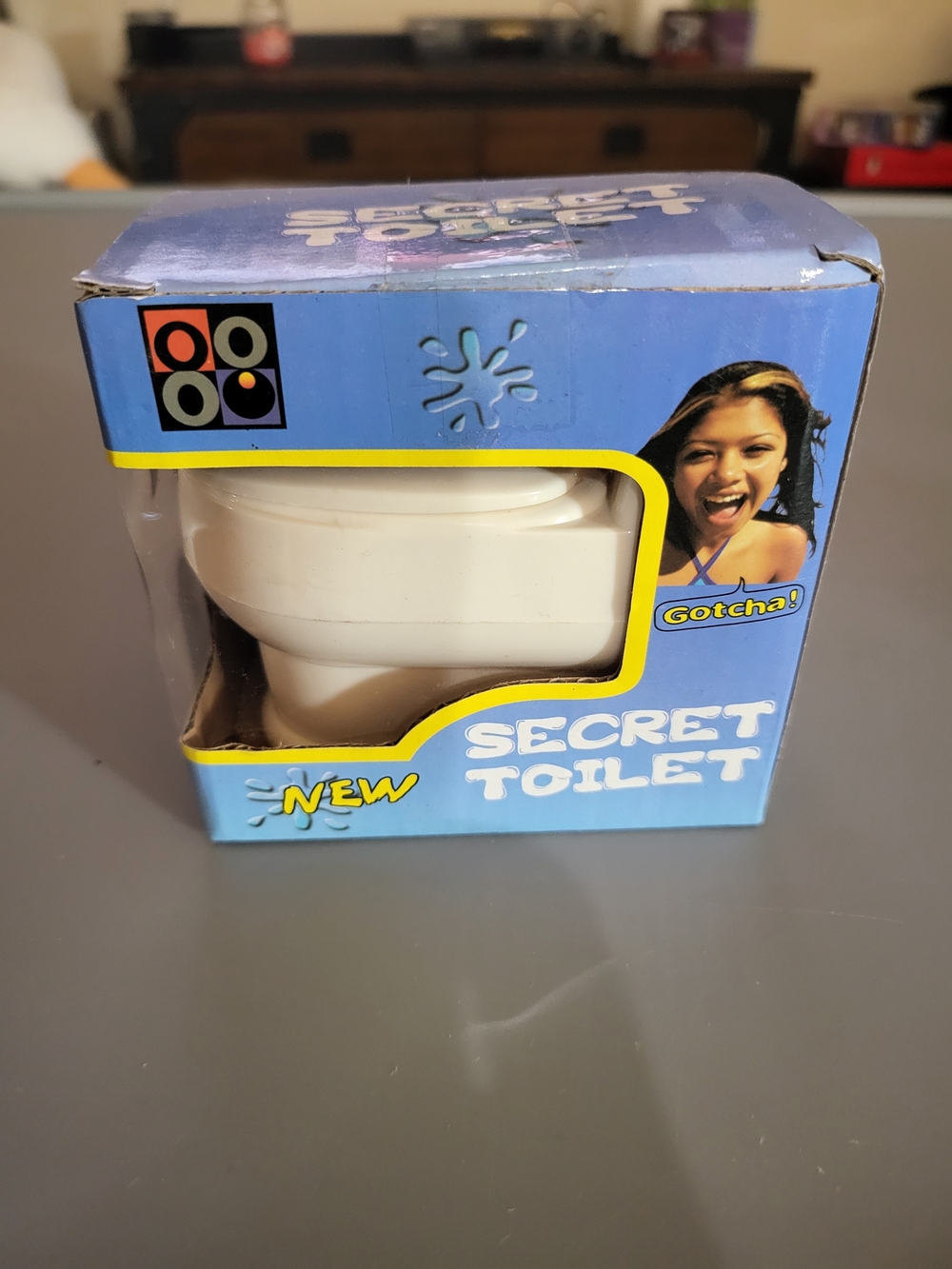 Secret Toilet Gotcha Prank Gag Toy New in Box
